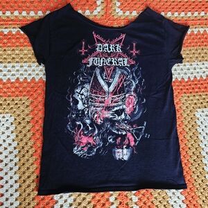 Dark Funeral Black Metal Band Merch Mens Unisex Tee Tshirt